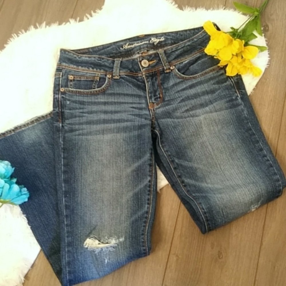 2/$24 American Eagle Slim Boot Stretch Jeans